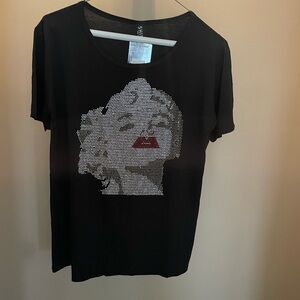 Black Marilyn Monroe T-Shirt